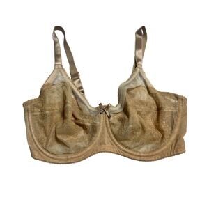 Wacoal Beige Unlined Lace Bra 34D